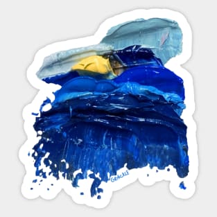 Moody Blues Paint Smear Sticker